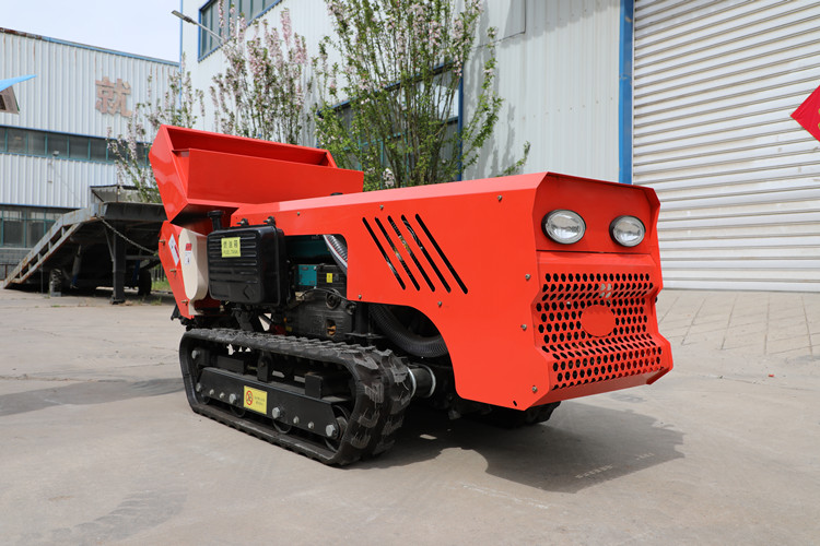 茶園施肥用履帶式田園管理機(jī)，遙控作業(yè)超輕松